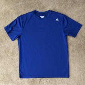 Reebok men’s medium dry fit blue shirt